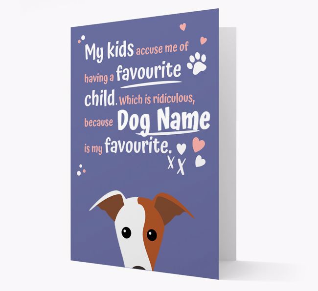 'Favourite Child' - Personalised {breedFullName} Card 